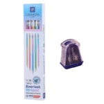 مداد نوکی 2 میلی متری کریتورز کلاس مدل Striped به همراه تراش مجموعه 11 عددی