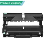 درام مشکی برادر مدل DR-3405 - Image 4