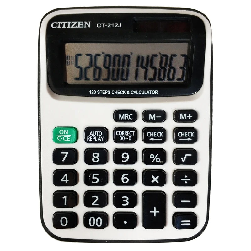 ماشین حساب سیتی زن مدل CT-212J