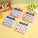 ماشین حساب رومیزی مدل خورشیدی پاستلی کد 2288 - تصویر 3