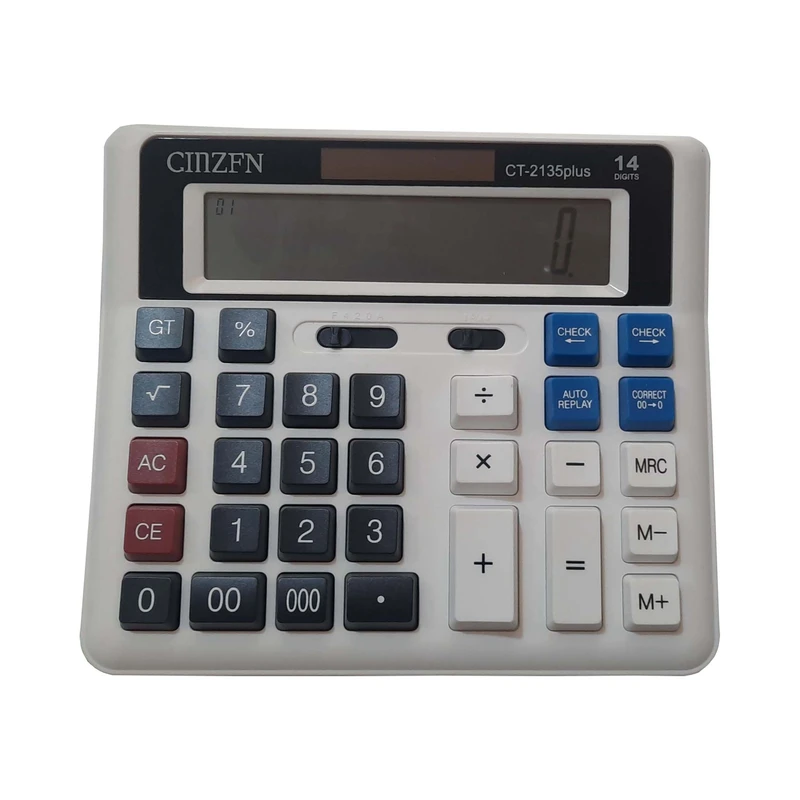 ماشین حساب رومیزی ژینفن مدل CT-2135PLUS کد 2135
