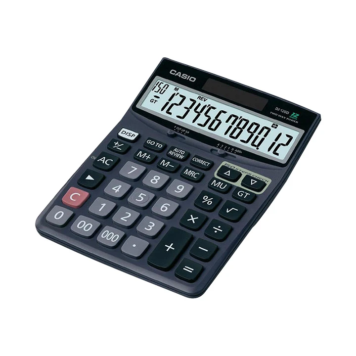 qualityq_90-245 ماشین حساب کاسیو مدل DJ-120 - تصویر 1
