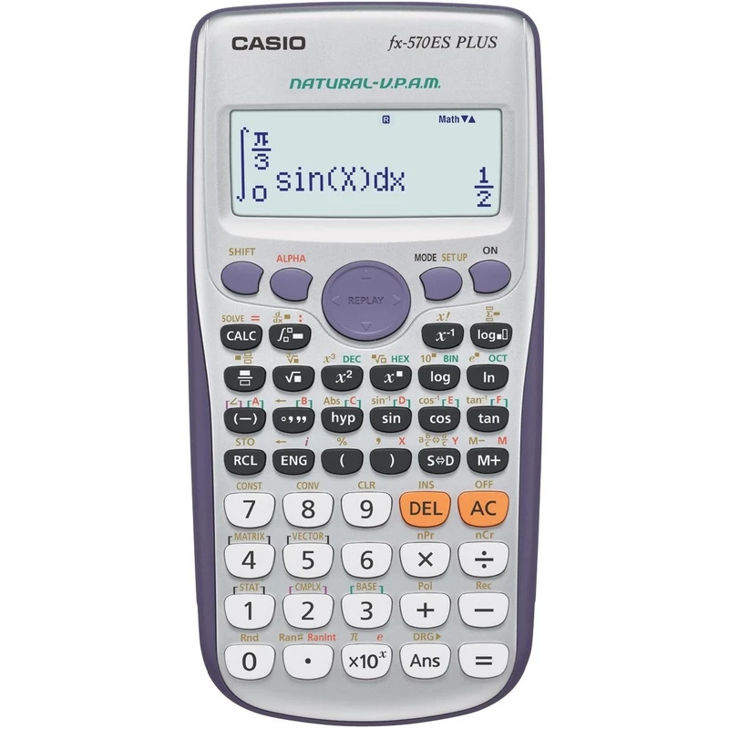 qualityq_90-290 ماشین حساب کاسیو مدل FX-570 ES Plus - تصویر 1