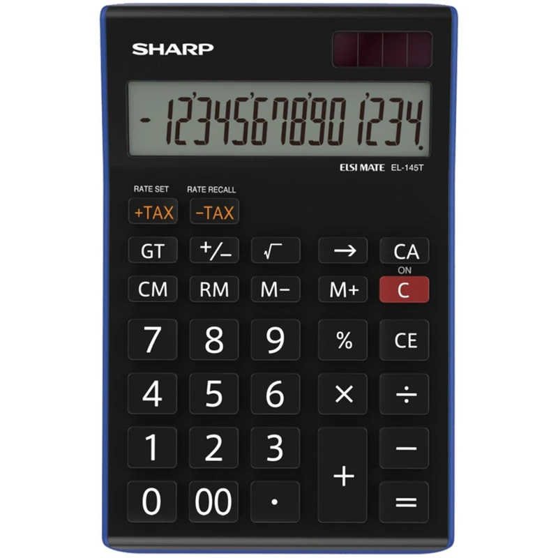 qualityq_90-388 ماشین حساب شارپ مدل EL-145T BL - تصویر 1